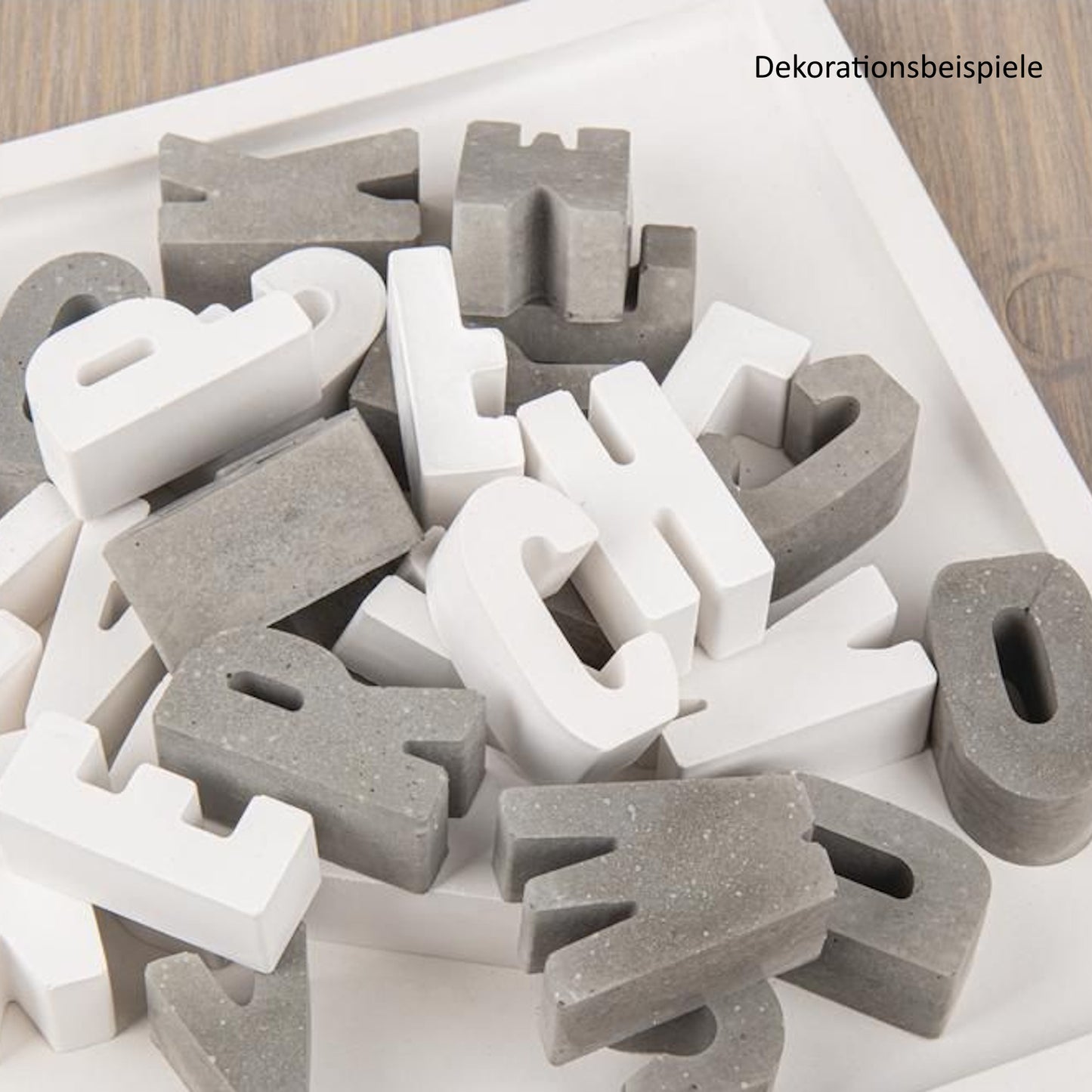 Rayher Silikonform ABC Buchstaben Gießform 36130000