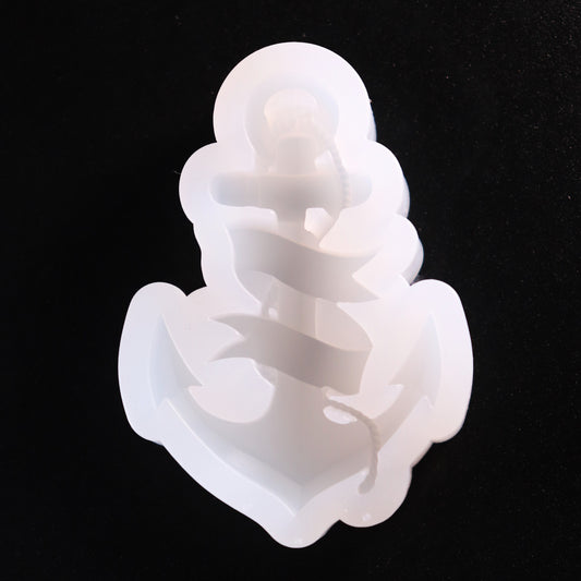 Silikonform Anker mit Fahne kleine Gießform Maritime Dekoration