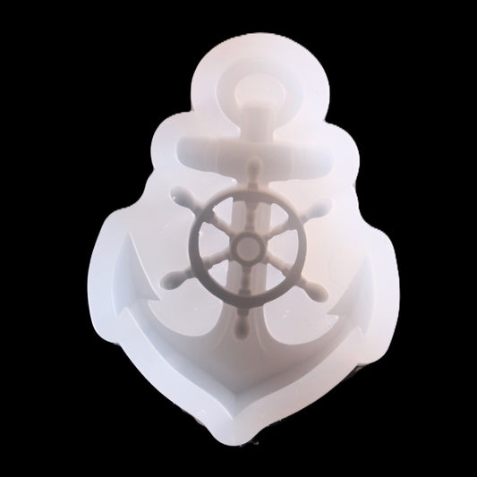Silikonform Anker mit Steuerrad ca. 6 x 4 cm