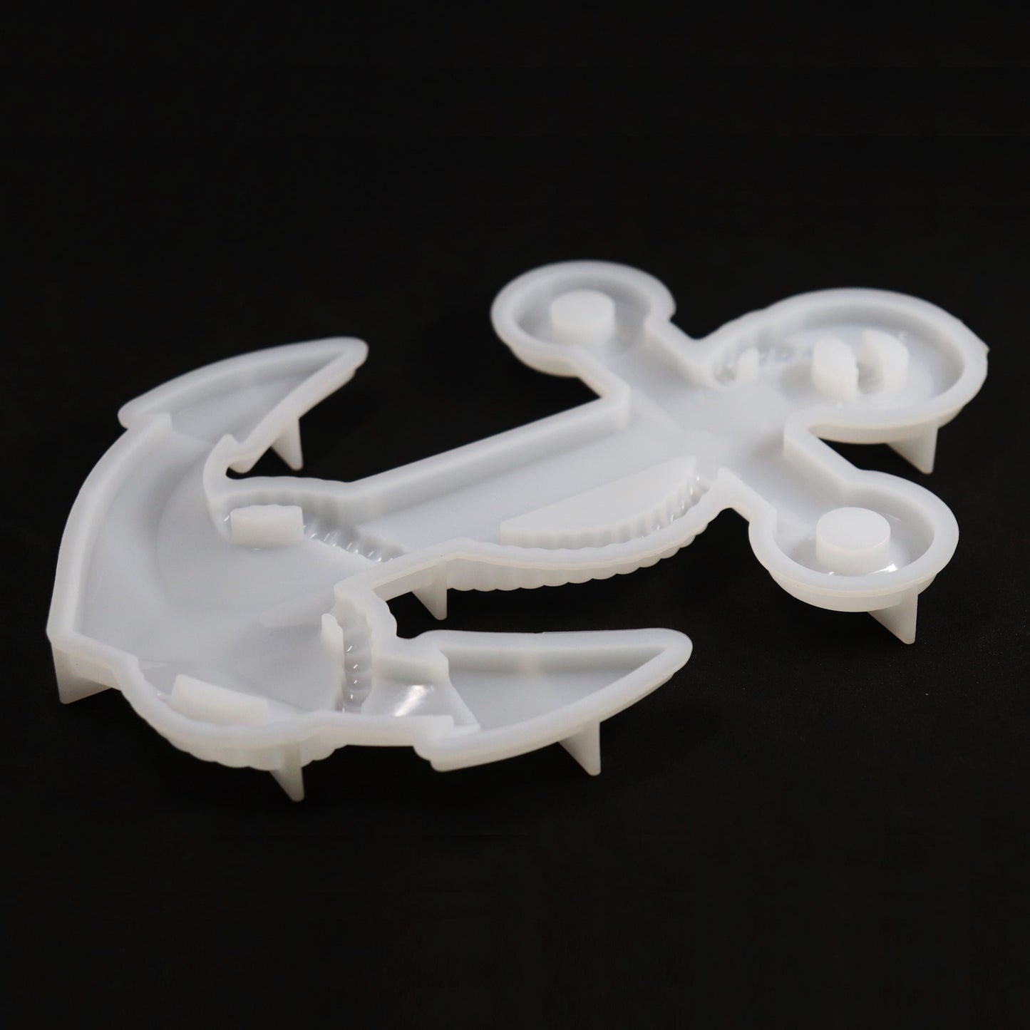 Silikonform Anker mit Seil Gießform Wanddekoration, Epoxidharz, Raysin ca. 22 cm