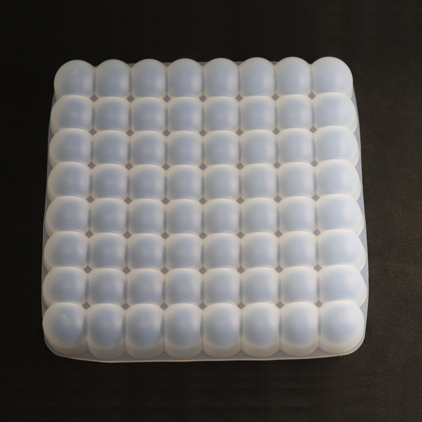 Silikonform Bubbles Rechteckige Tablett Gießform für Raysin, Resin oder Epoxidharz ca. 14 cm