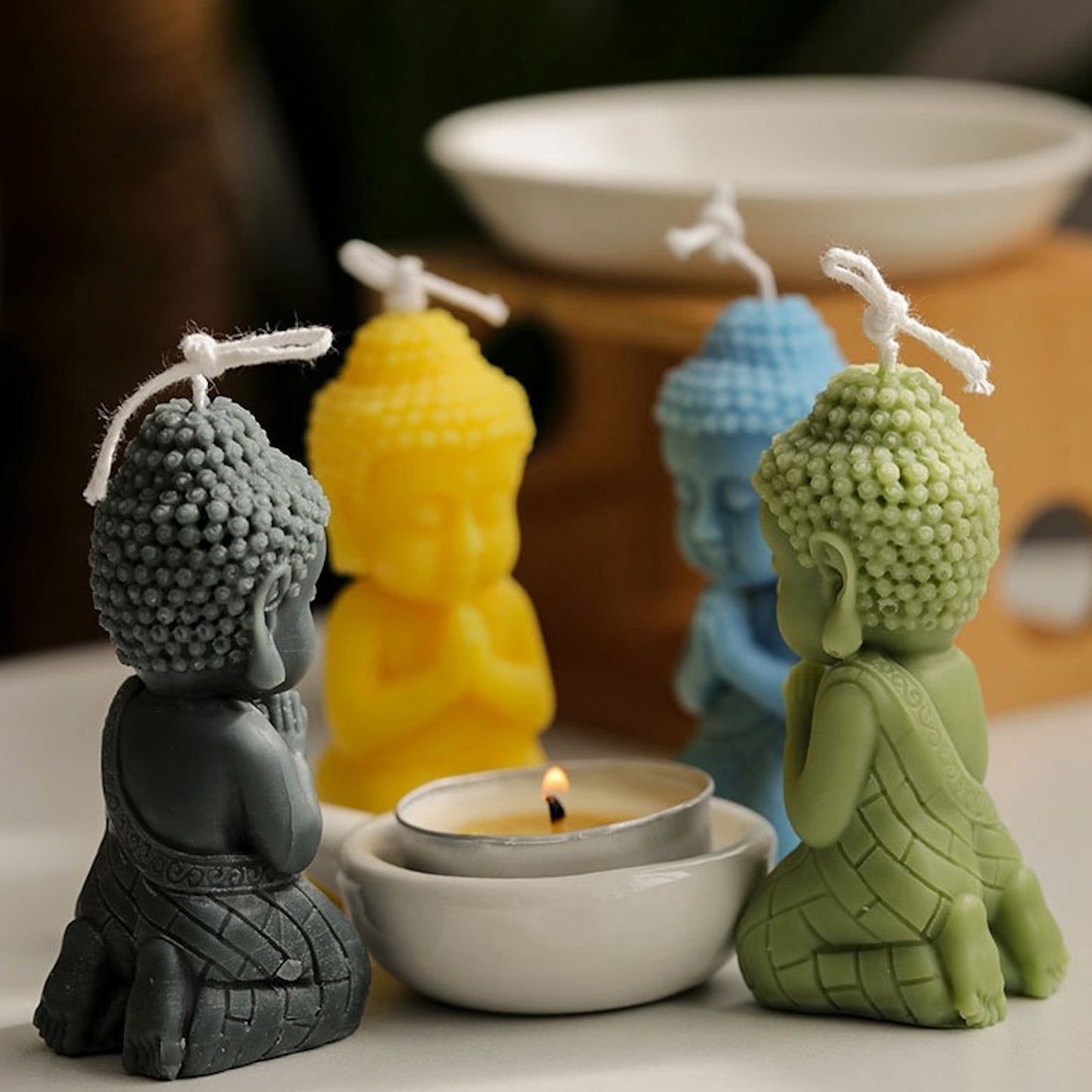Buddha Kerzenform Gießform