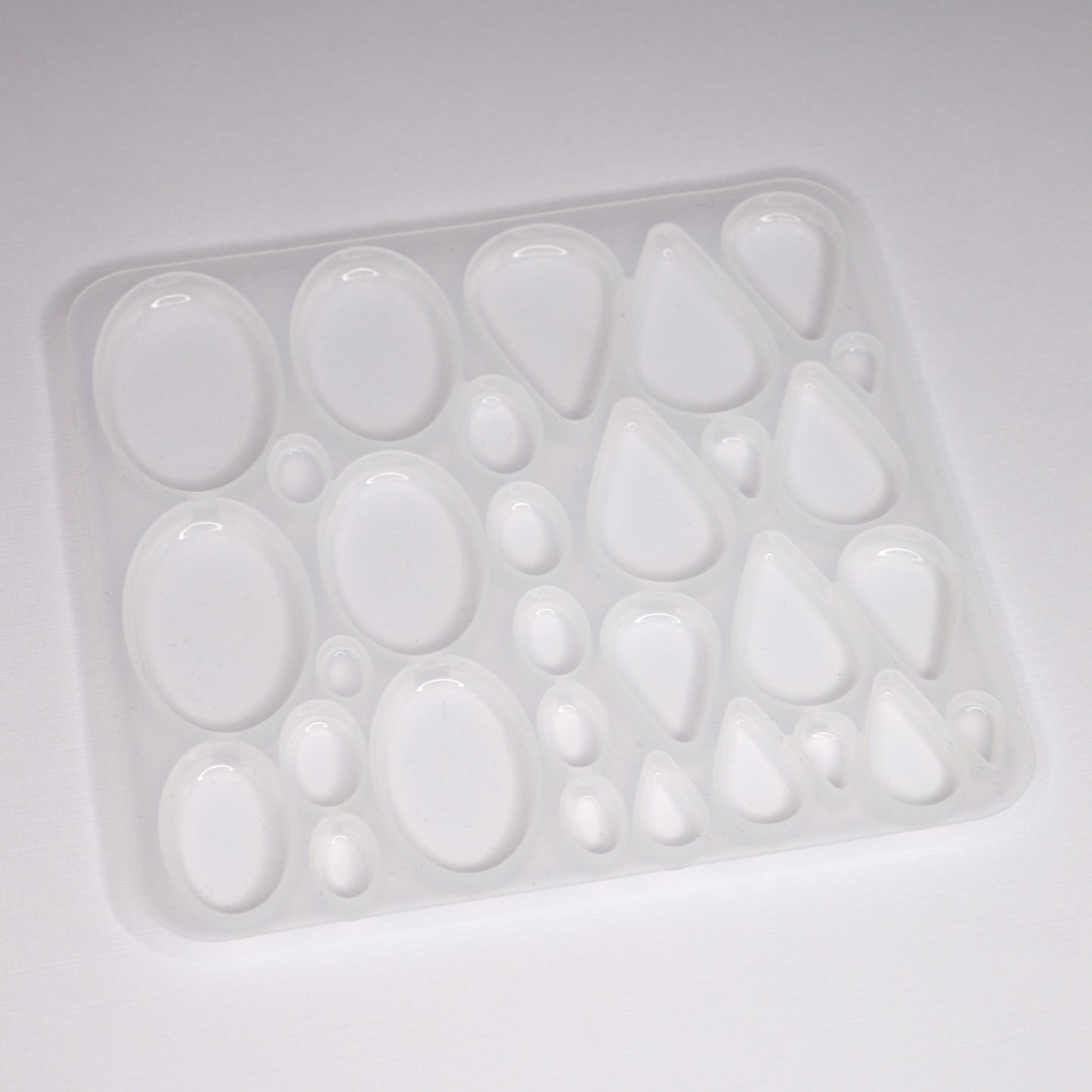 Silikonformen Tropfen flache Formen für Schmuck DIY für Epoxidharze