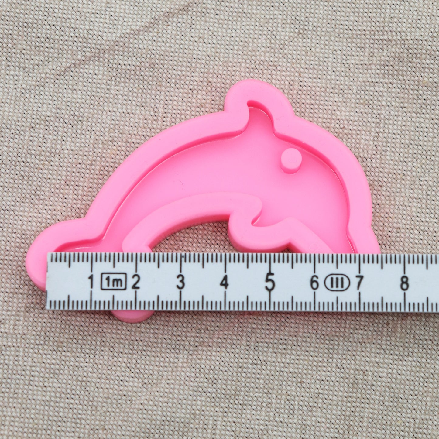Silikonform Delfin Maritim Anhänger Gießform für Epoxidharz ca. 7 x 3 cm
