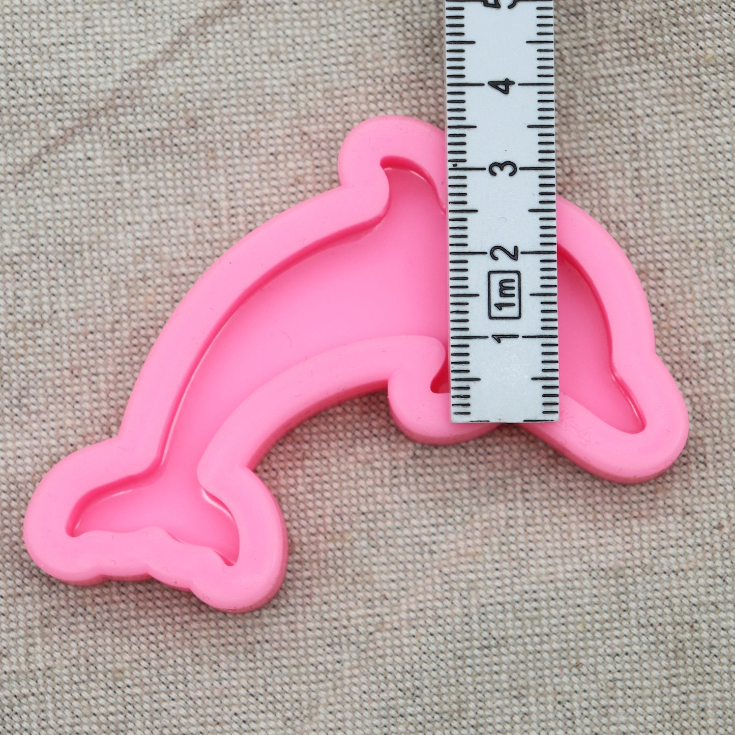 Silikonform Delfin Maritim Anhänger Gießform für Epoxidharz ca. 7 x 3 cm