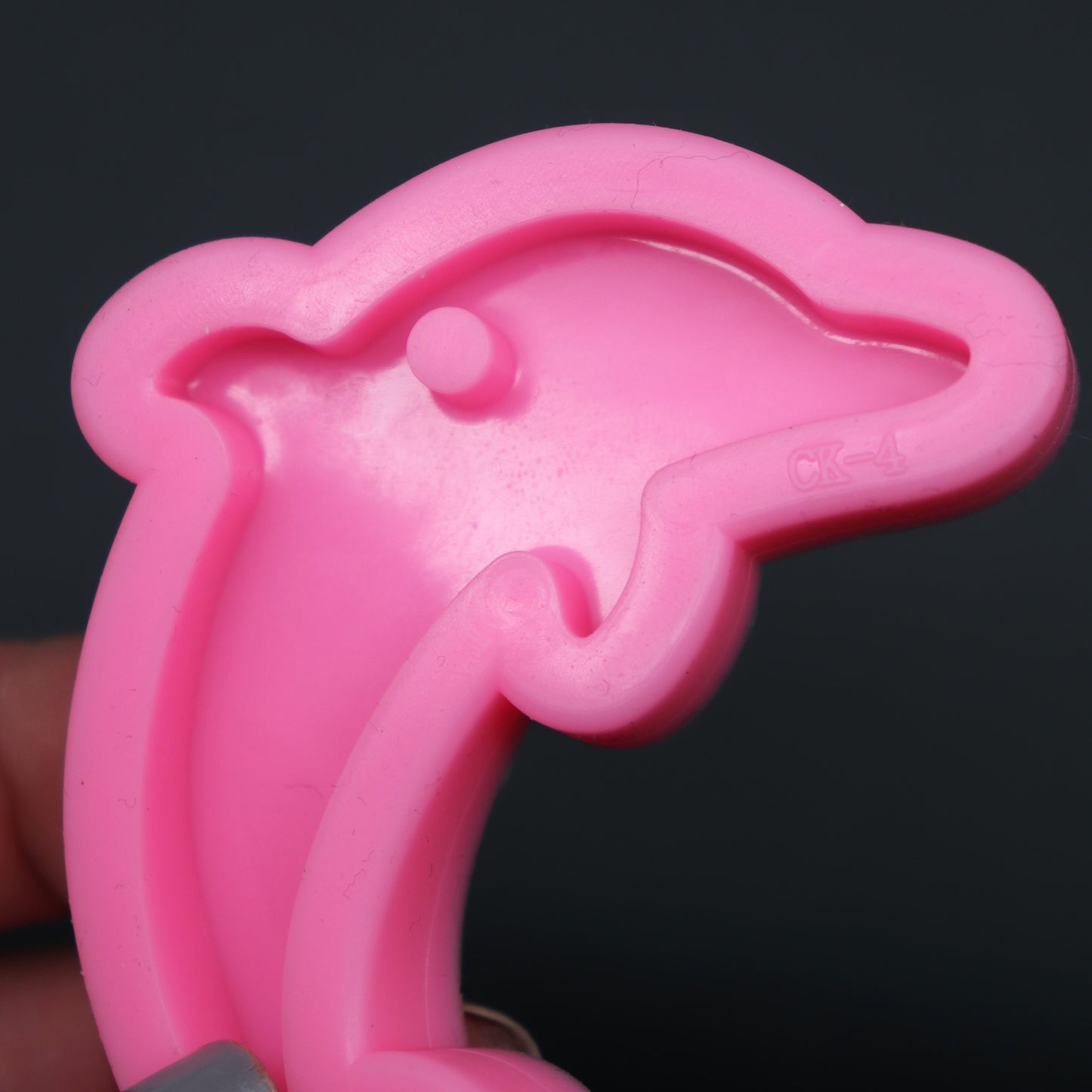 Silikonform Delfin Maritim Anhänger Gießform für Epoxidharz ca. 7 x 3 cm