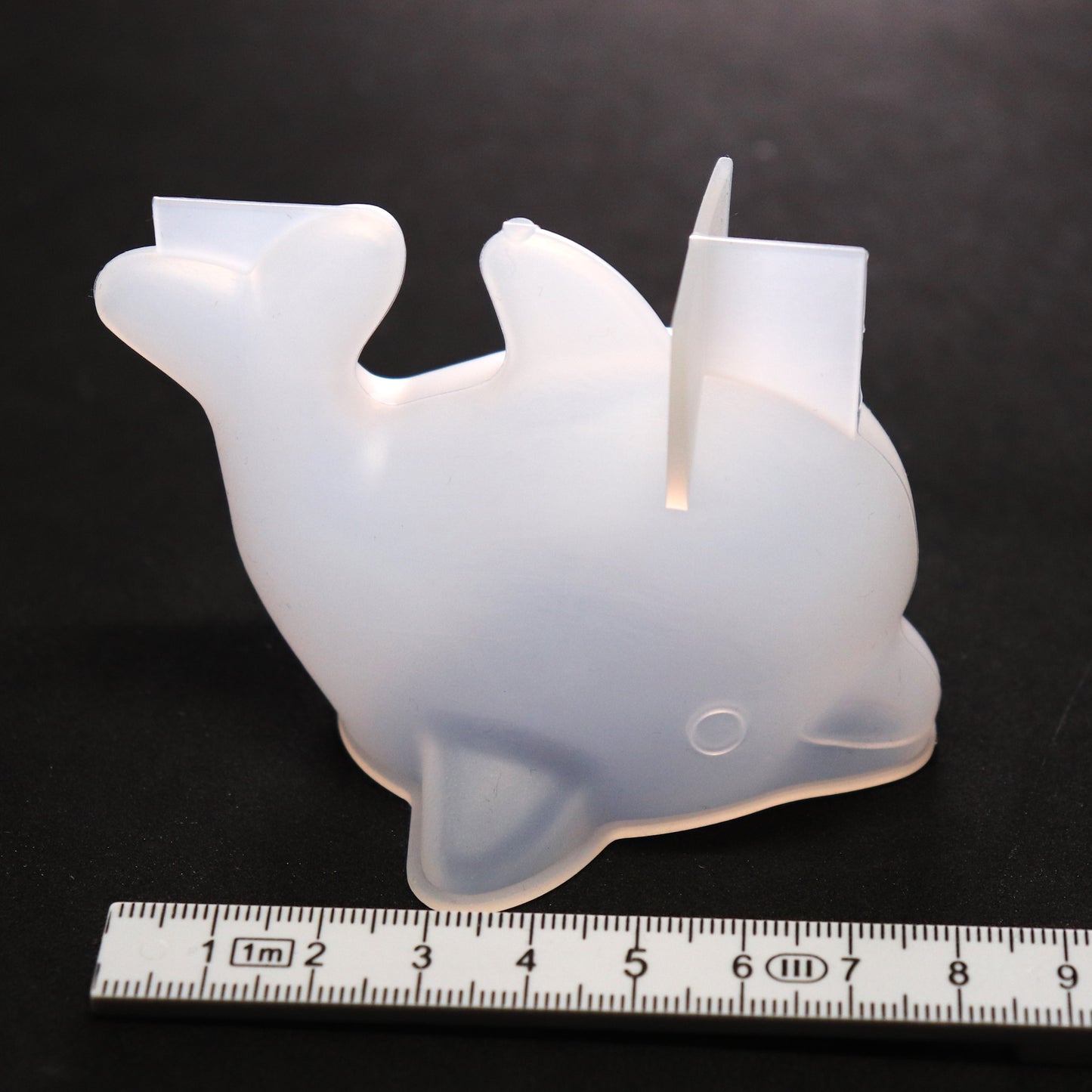 3D Delfin Silikon Gießform für Epoxidharz, Raysin ca. 8,5 cm