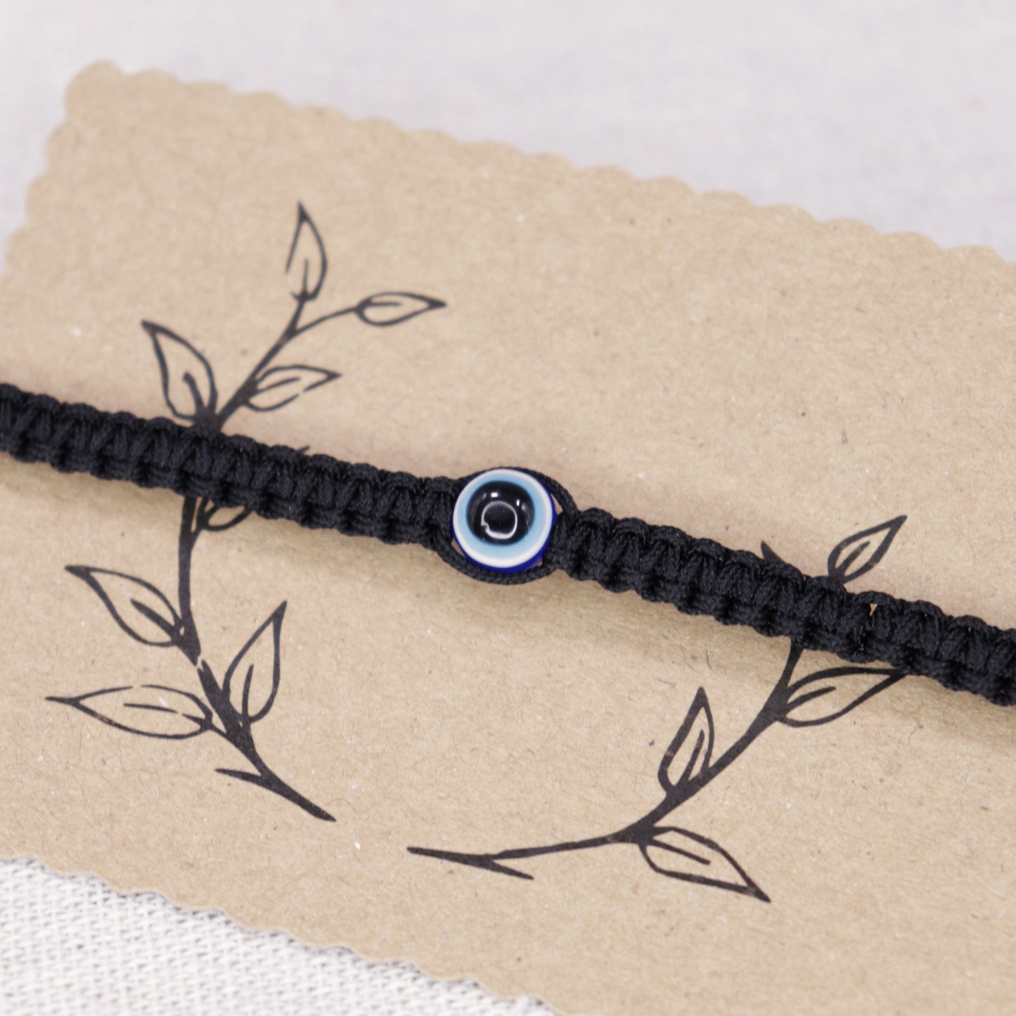 Nazar Boncuk Armband Makramee verstellbar.