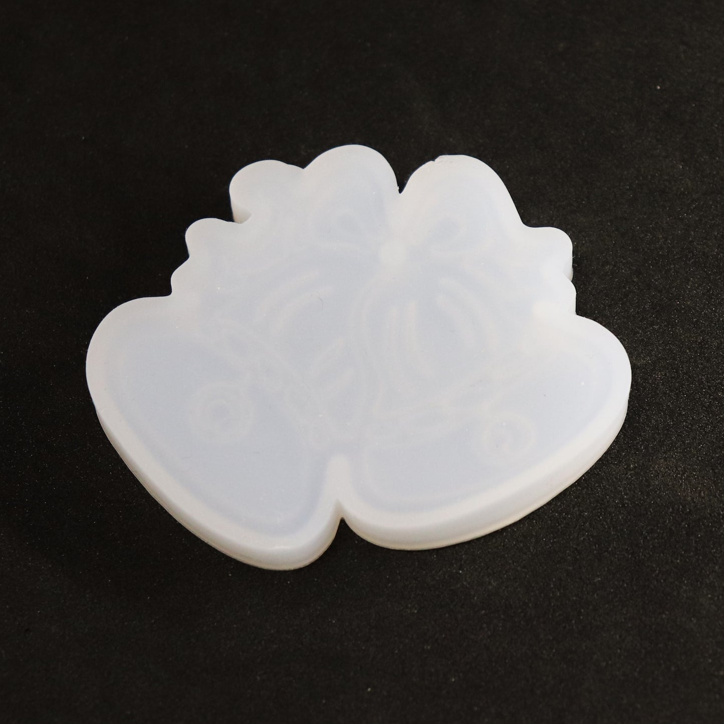 Silikonform Glocken Anhänger Weihnachtsglocken Gießform für Resin ca. 6 cm