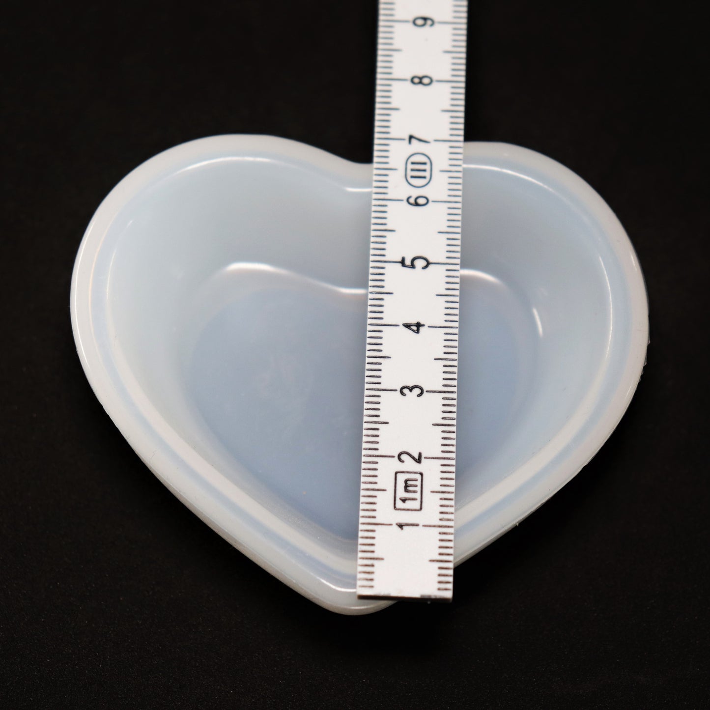 Silikonform Herz Schälchen ca. 7 cm breit