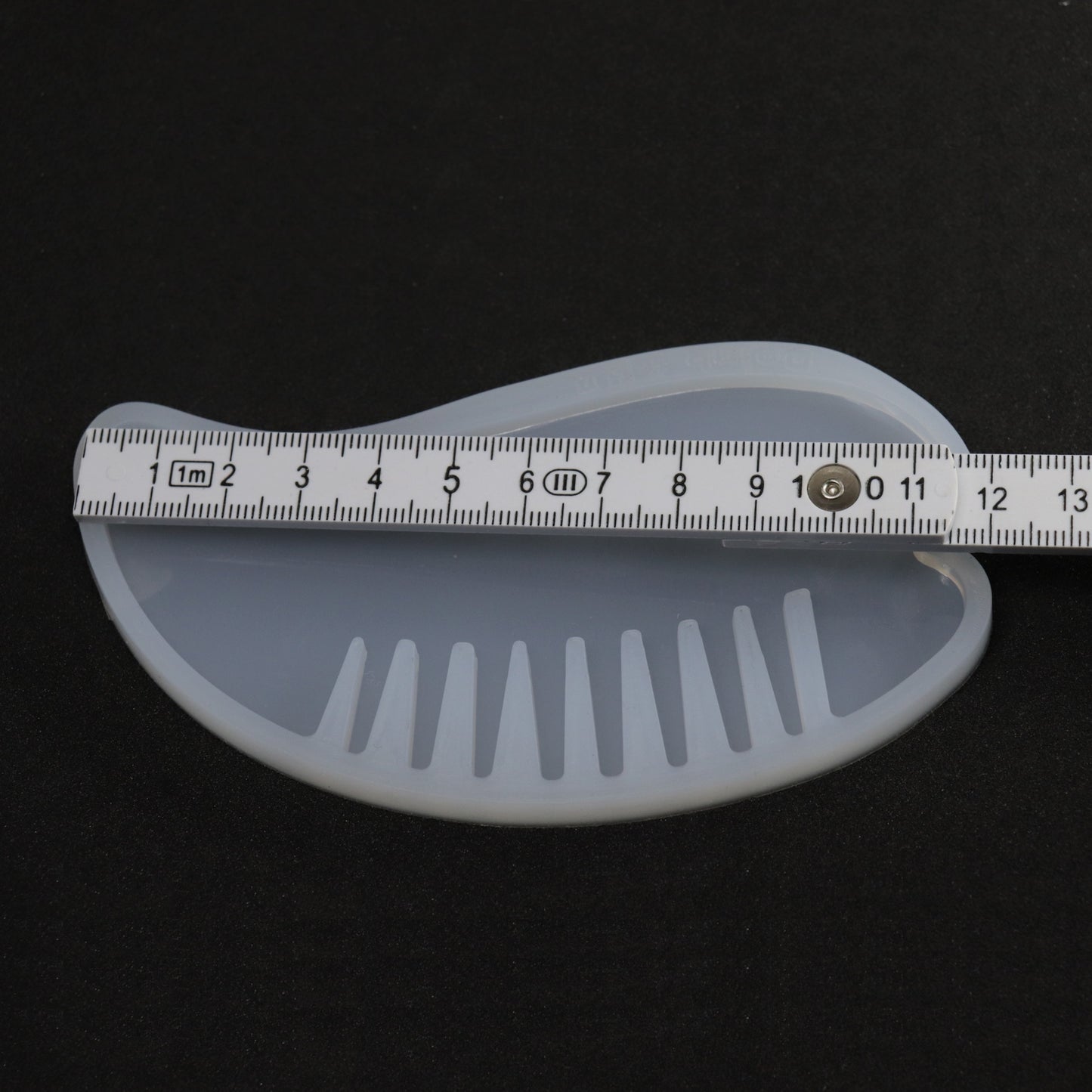 Silikonform Kamm klein Gießform Mold Resin, Epoxidharz ca. 11 x 5 cm
