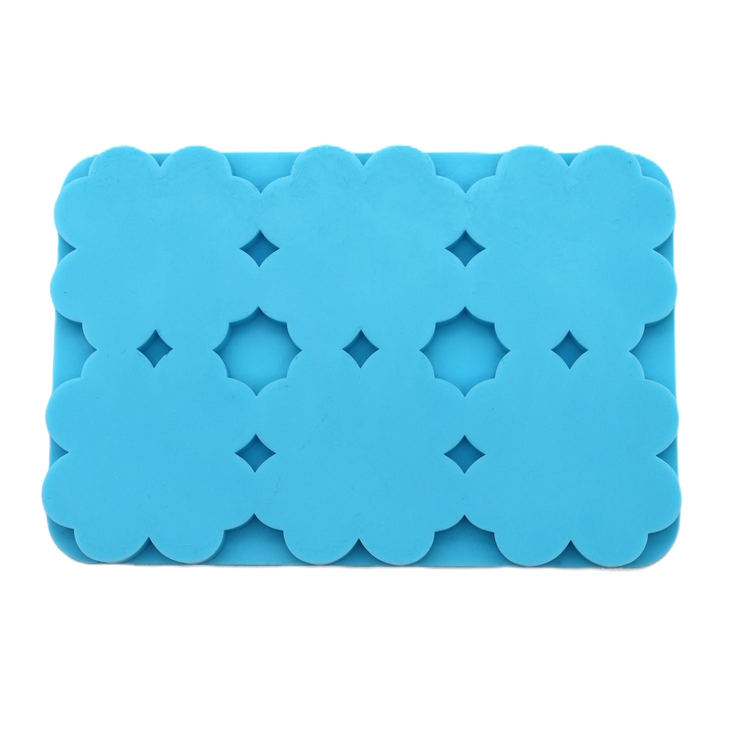 Silikonform Kleeblatt Anhänger Gießform für Epoxidharz ca. 4 x 4 cm