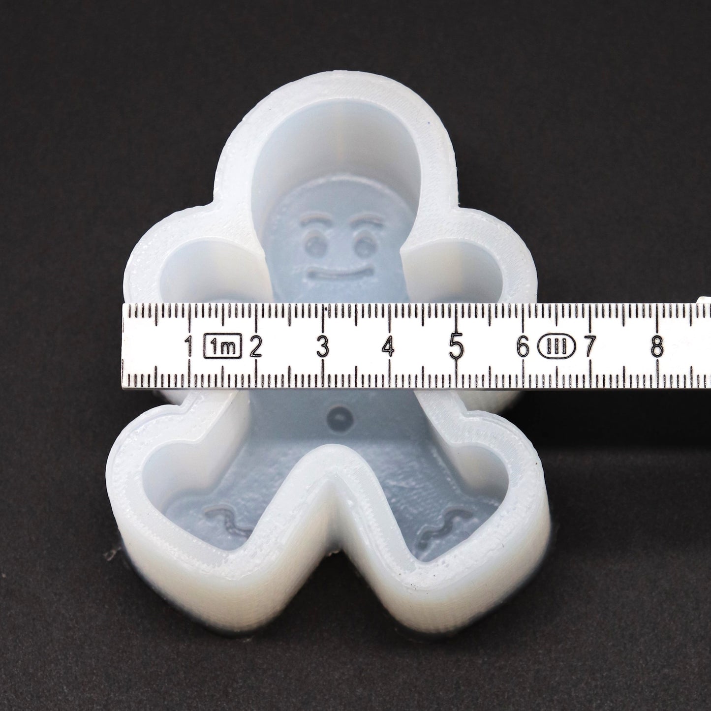 Silikonform Lebkuchenmann Gießform für Raysin Wachs oder Epoxidharz ca. 7 cm