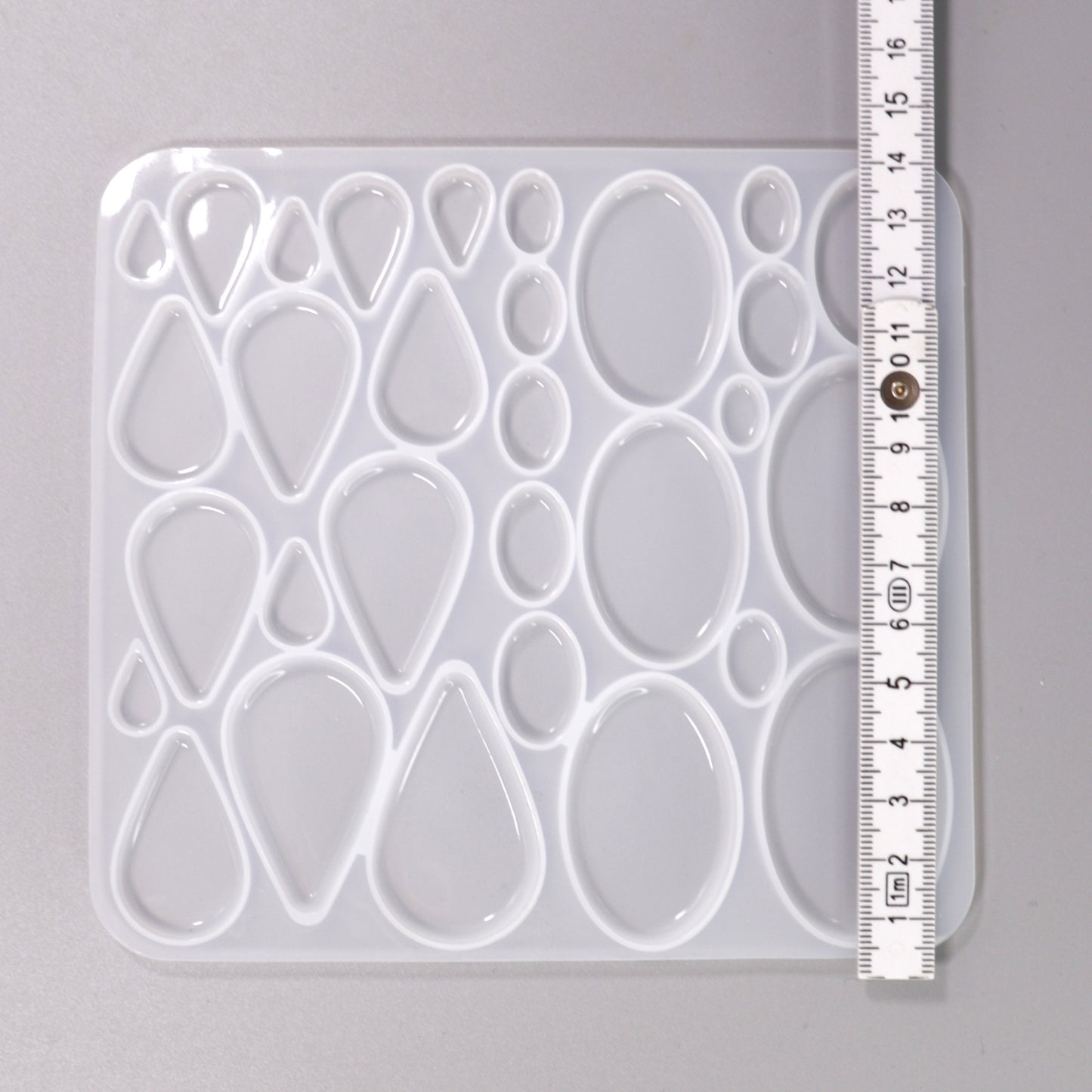 Silikonformen Tropfen flache Formen für Schmuck DIY für Epoxidharze