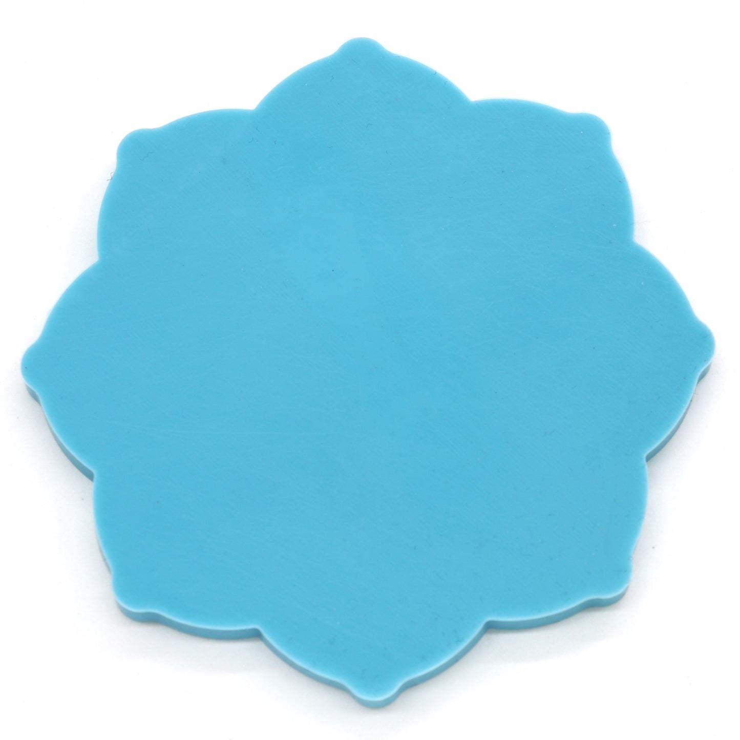 Silikonform Mandala Blume Untersetzer Gießform Resin, Raysin Epoxidharz ca. 11,5 cm