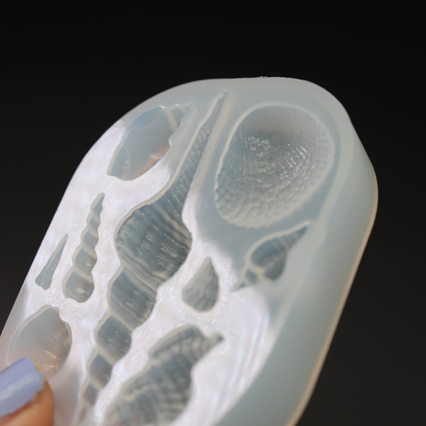 Silikonform Muscheln Maritime Gießform DIY für Epoxidharz ca. 1 - 7,5 cm