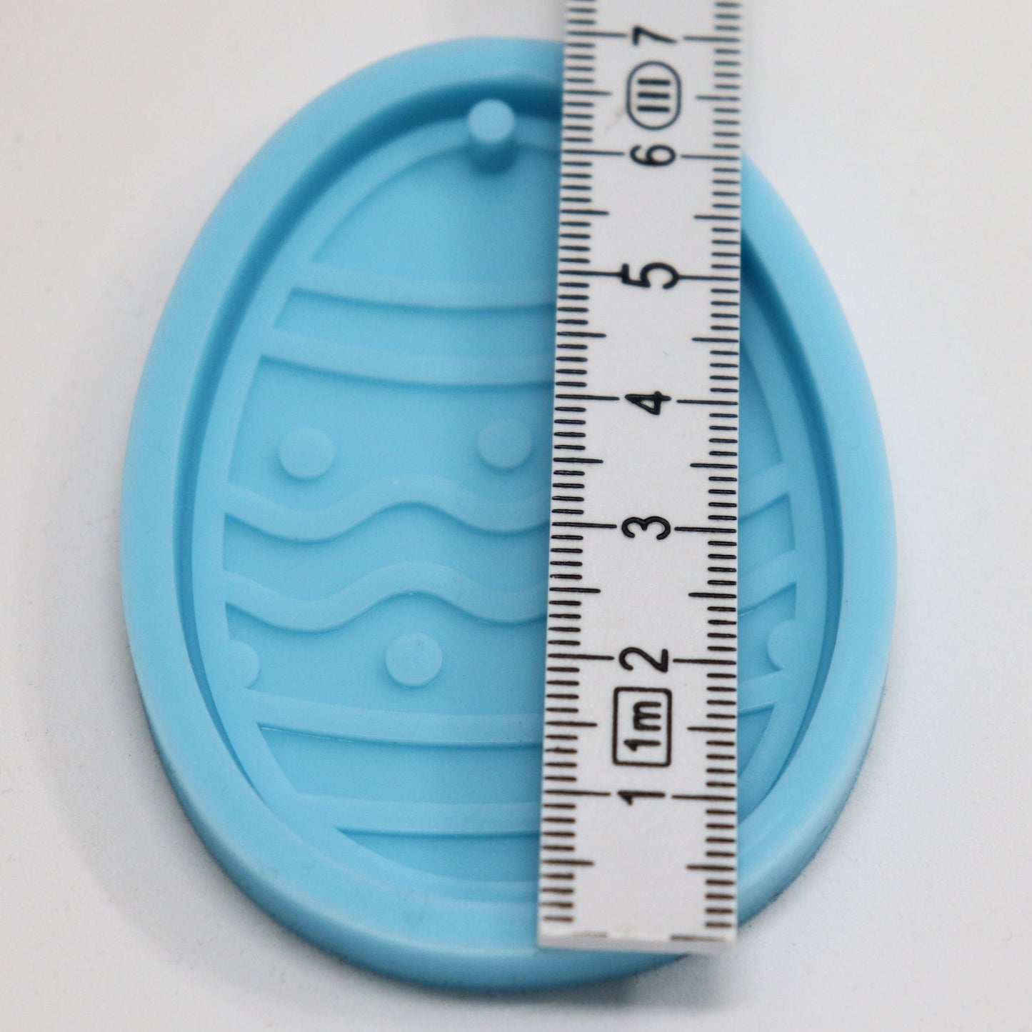 Silikonform Oster Ei Anhänger Gießform Ostern für Raysin, Epoxidharz ca. 6,5 cm
