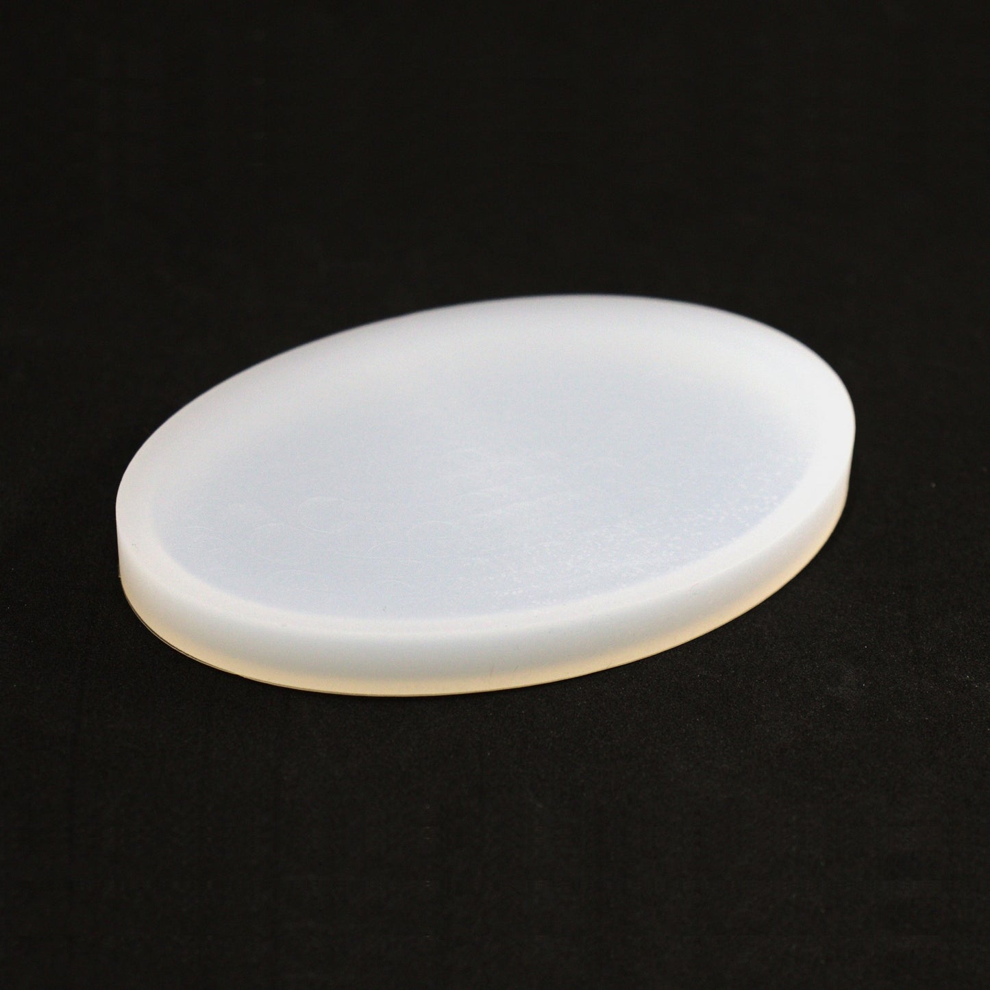 Flache ovale Schild Silikonform Gießform für Raysin, Epoxidharz ca. 9,2 x 5,8 cm