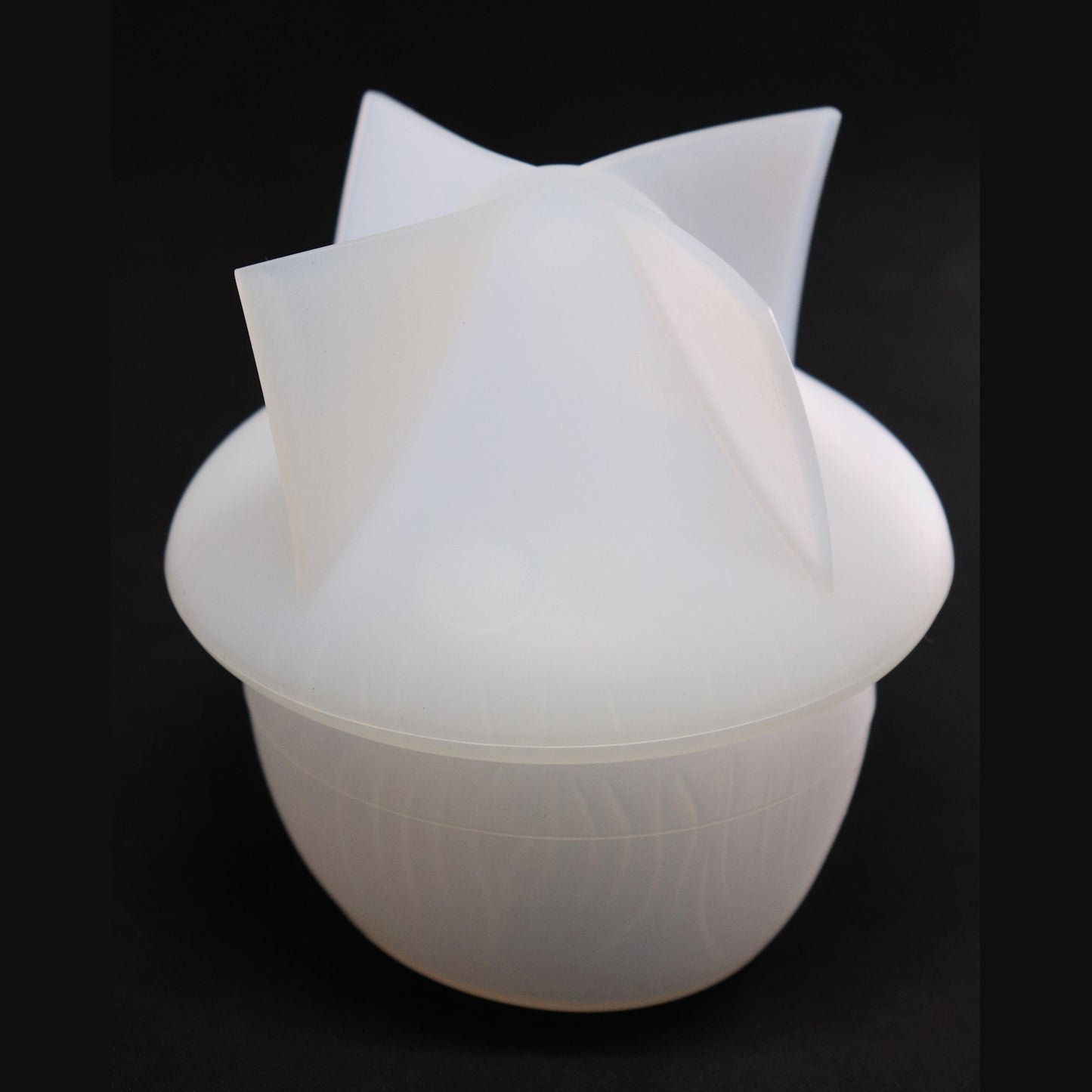 Silikonform 3D Pilz mit Deckel Gießform für Epoxidharz, Raysin ca. 10,5 cm