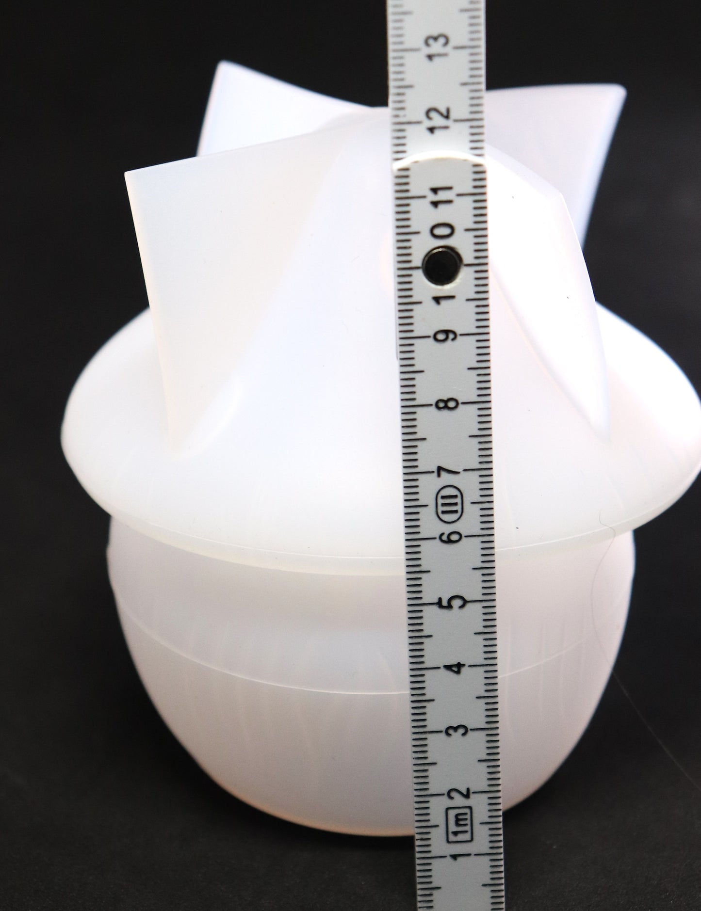 Silikonform 3D Pilz mit Deckel Gießform für Epoxidharz, Raysin ca. 10,5 cm