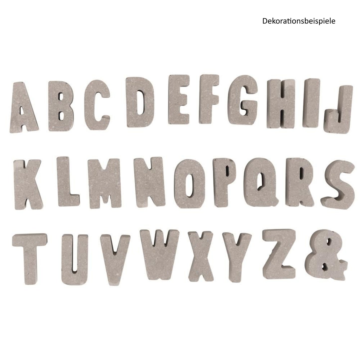 Rayher Silikonform ABC MinI Buchstaben Gießform 36160000