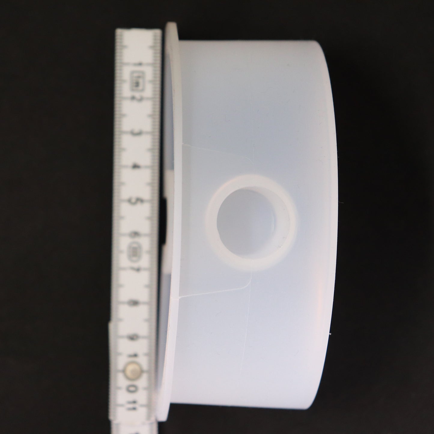 Silikonform Regenbogen gestreift Gießform Kerzenhalter für Raysin ca. 10 cm