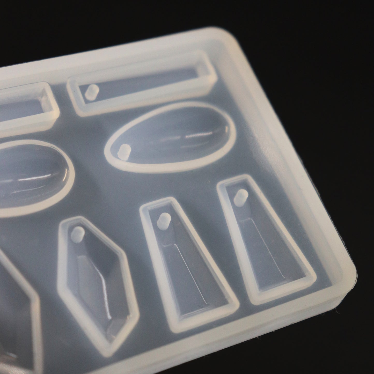 Silikonform Schmuck Ohrringe Tropfen Anhänger Gießform für Resin UV-Harz