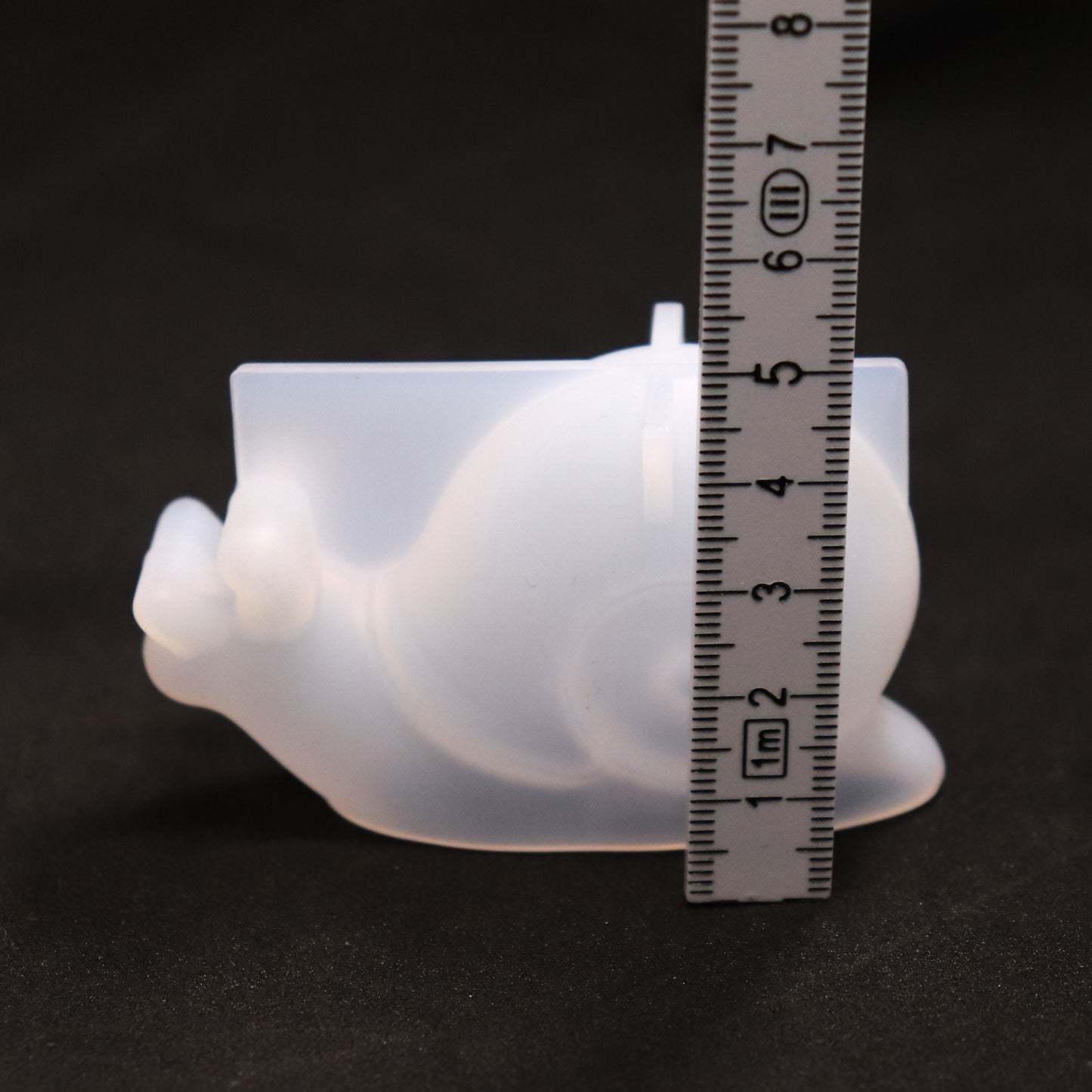 Silikonform 3D Schnecke Gießform, Epoxidharz, Raysin ca. 7,3 cm
