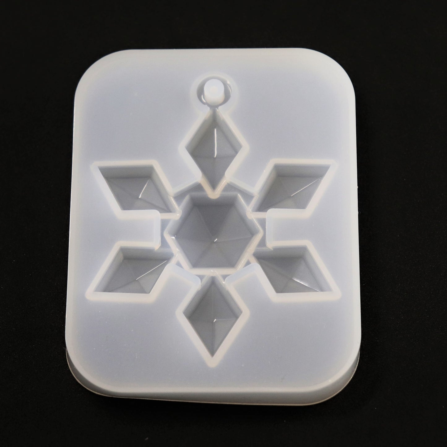 Silikonform Schneeflocke Gießform Weihnachten Baumschmuck für Epoxidharz