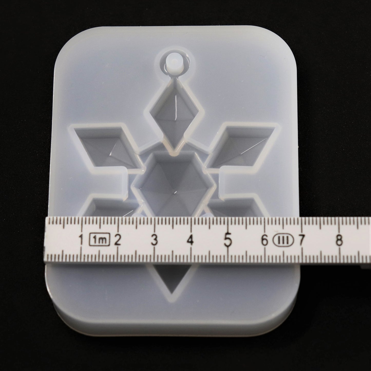 Schneeflocke Gießform für Weihnachten. Baumschmuck XMAS