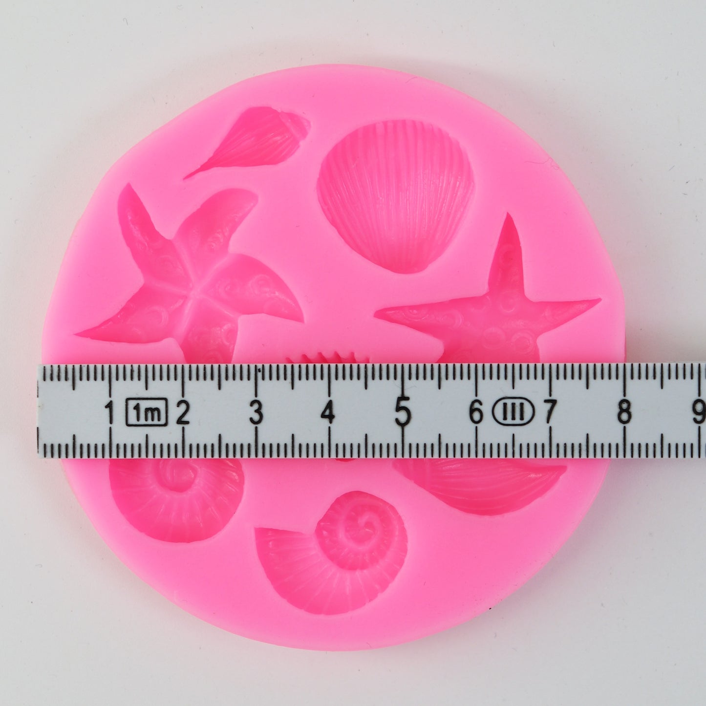 Silikonform Seesterne Muscheln Gießform DIY für Epoxidharz ca. 1 - 3 cm