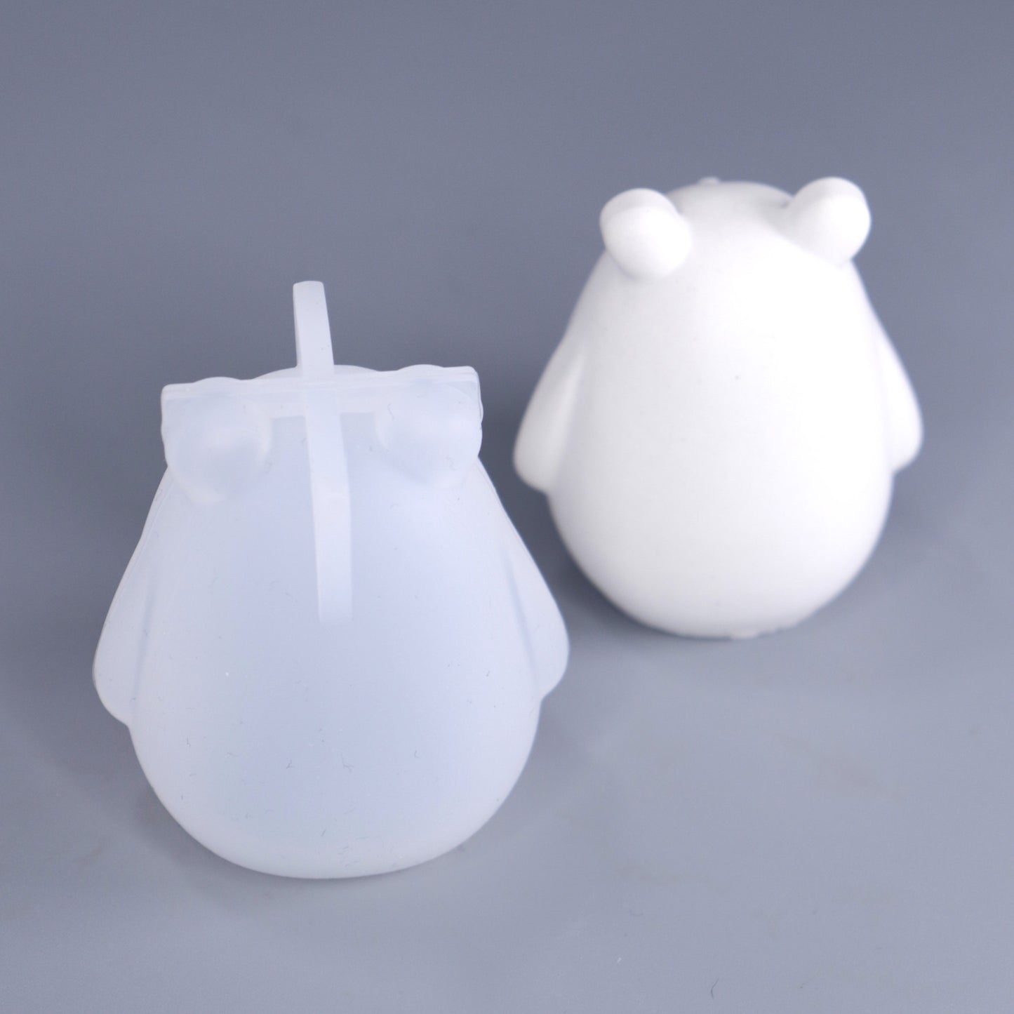 Silikonform mini Bär mit Herz Gießform für Epoxidharz, Raysin, Gips ca. 5 cm