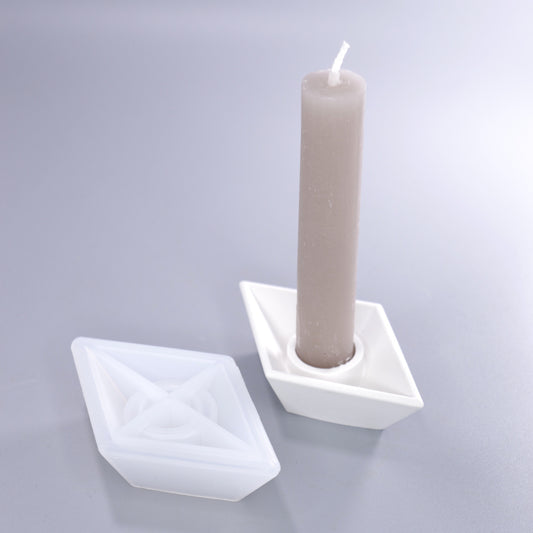Kerzenhalter Gießformen 3D Papierboot