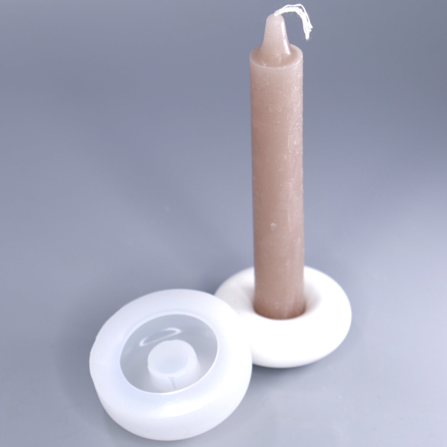 Silikonform Kerzenhalter in Donut Form