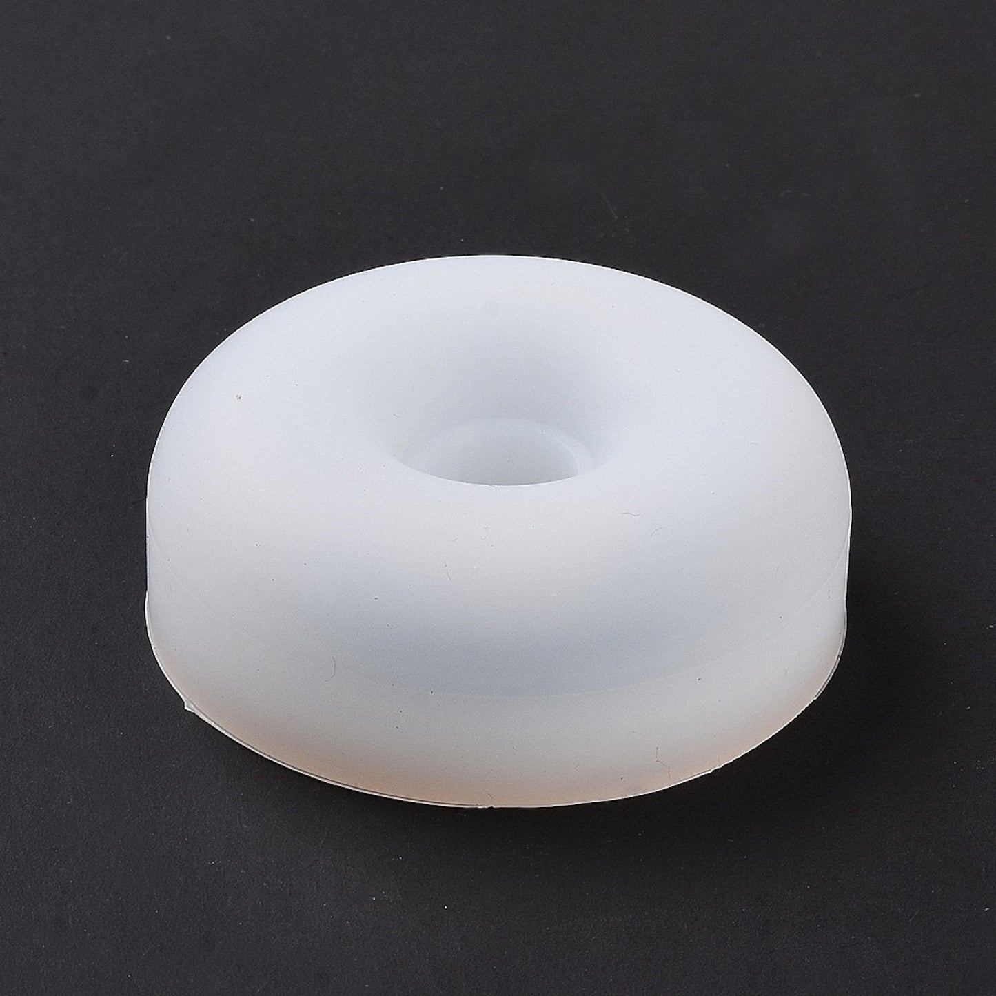 Silikonform Kerzenhalter Donut Rund Gießform für Gießpulver ca. 6 cm