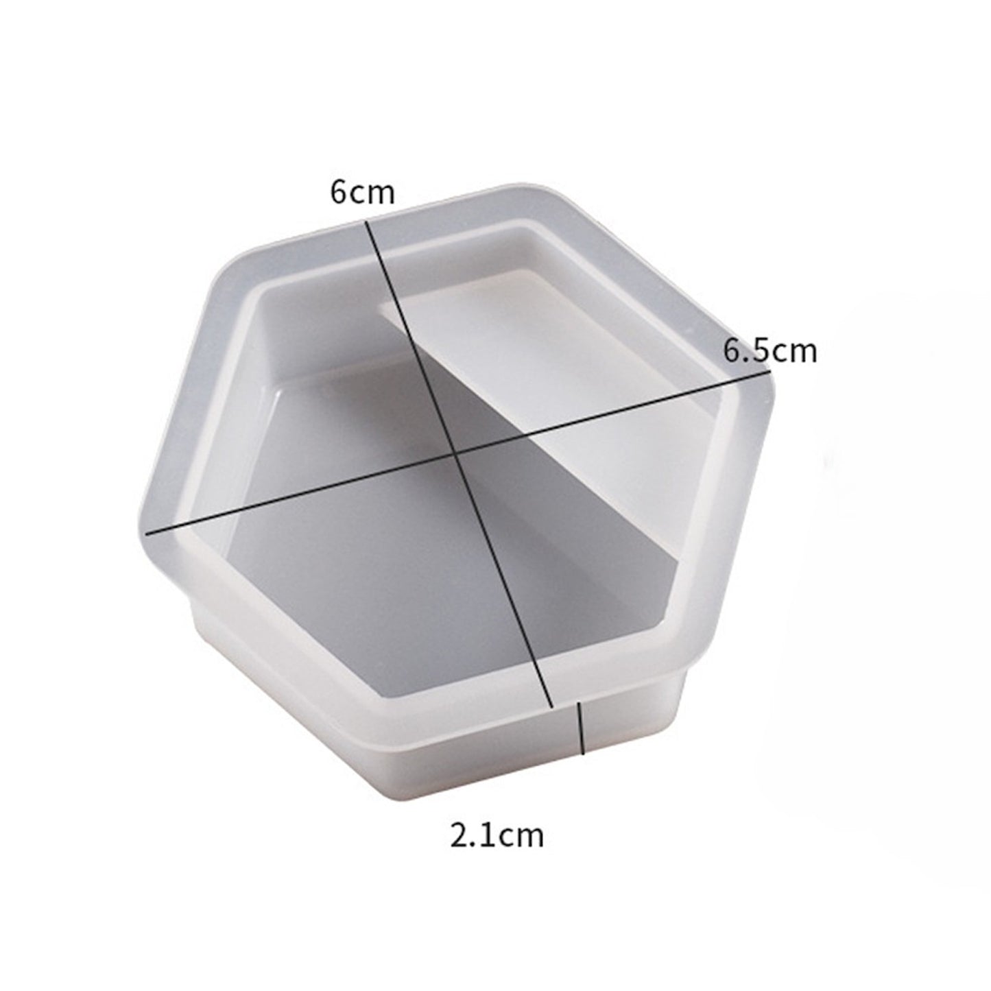 Silikonformen Hexagon Kartenhalter Platzhalter. Gießformen für Epoxidharze
