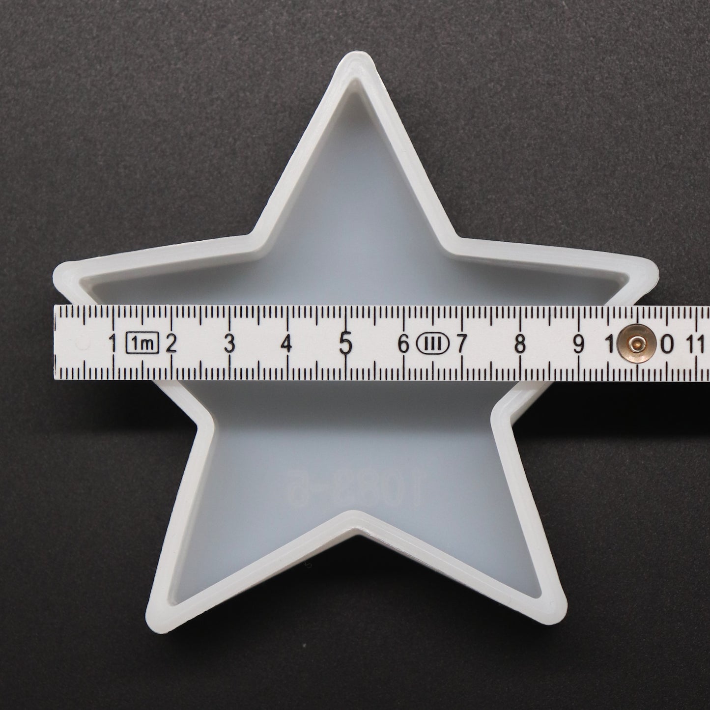 Silikonform Stern Gießform Aufsteller für Raysin oder Epoxidharz ca. 10 x 8 cm