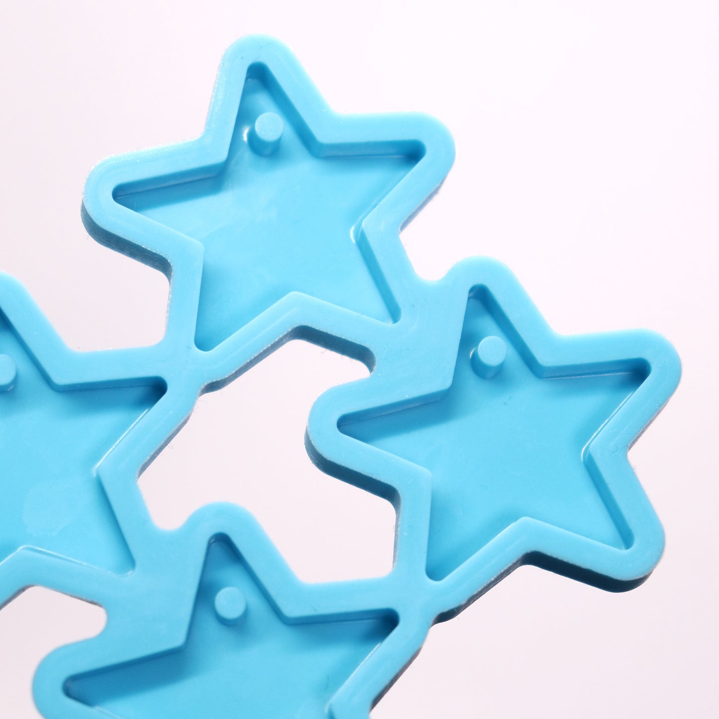 Silikonformen Sterne Anhänger kleine Gießformen für Ketten Resin je ca. 3 cm