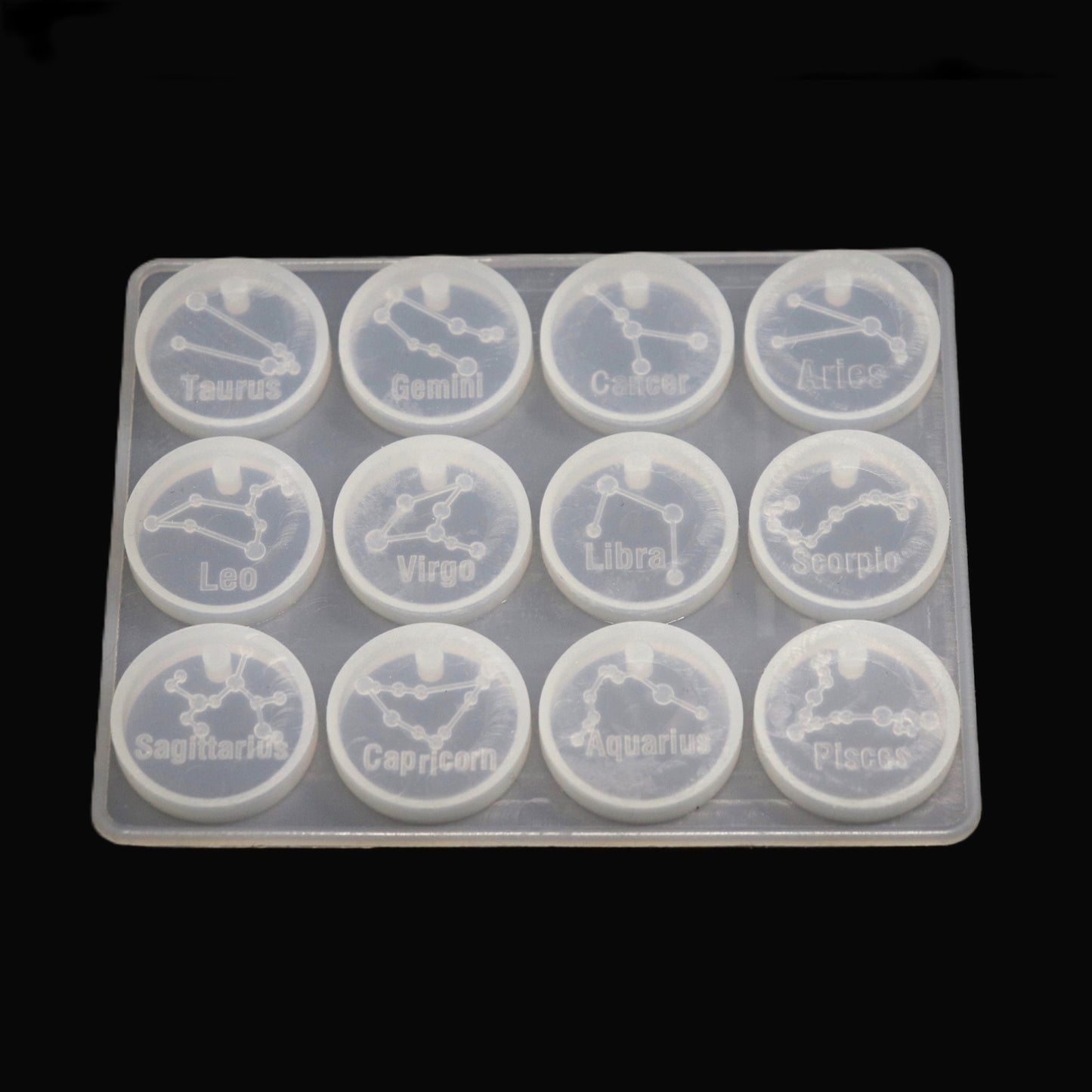 Silikonform Sternzeichen Anhänger Gießform für Epoxidharz, Raysin DIY Schmuck