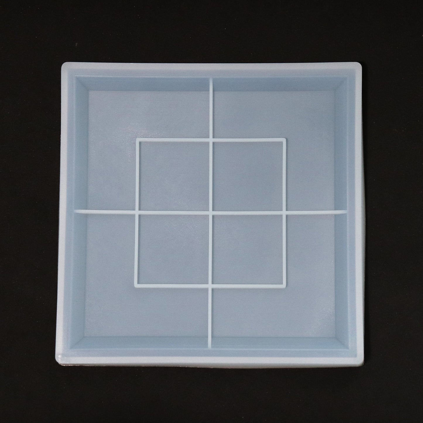 Gießform quadrat Tablett mit Rand für Raysin