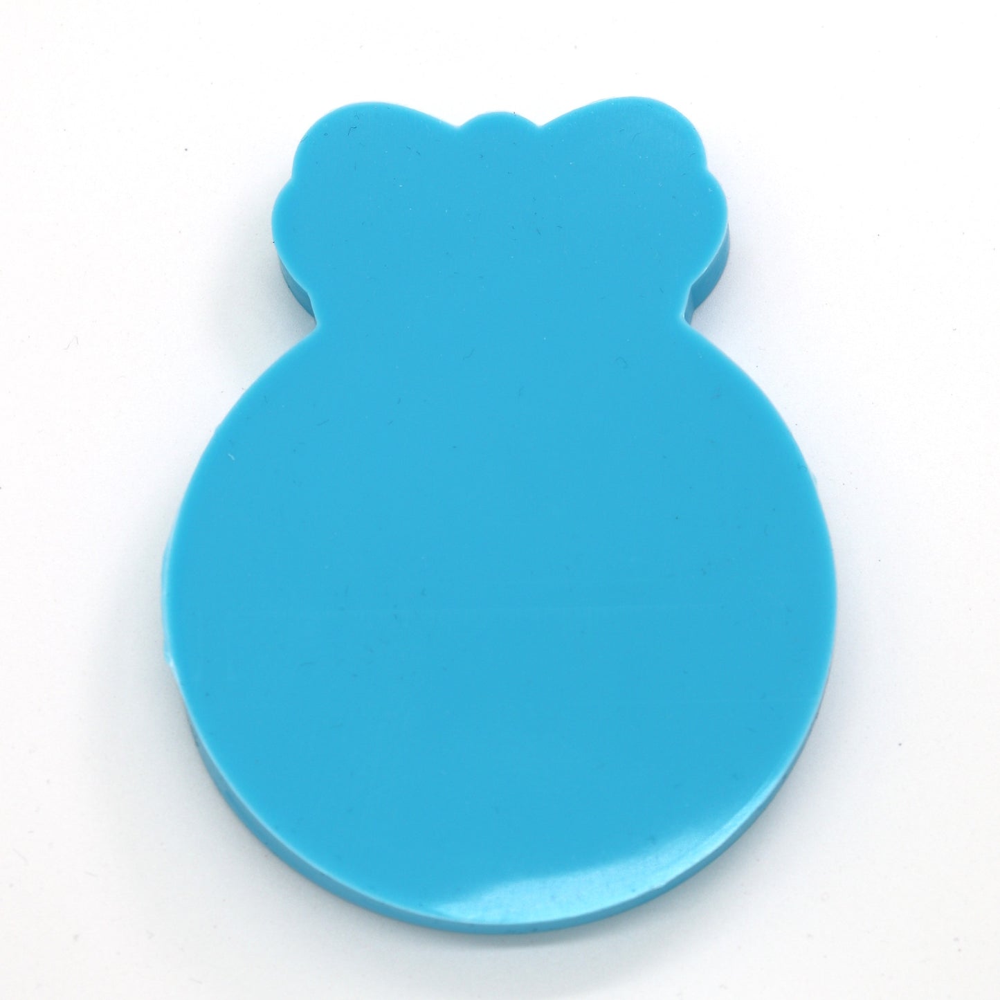 Silikonform Weihnachtskugel mit Schleife Gießform Weihnachten ca. 9 x 7 cm