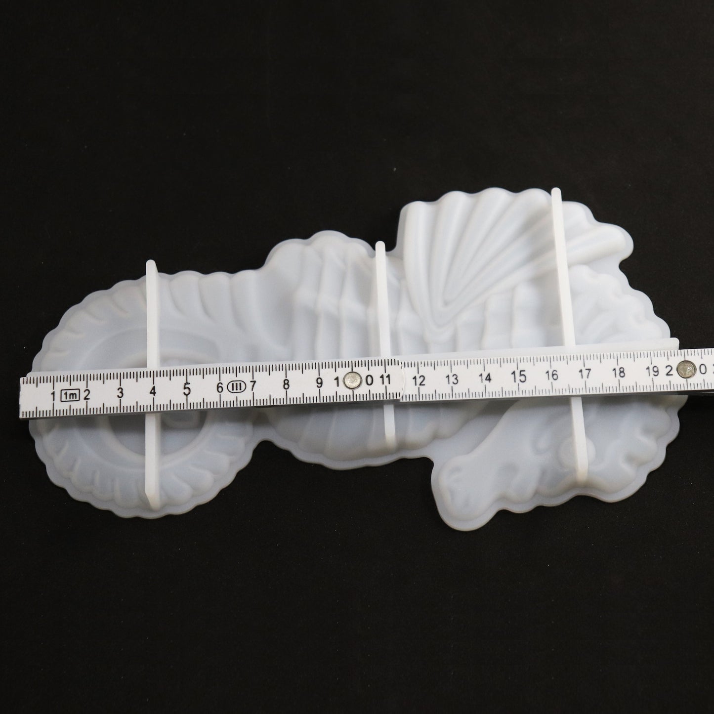 Silikonform Seepferd XL Gießform Seepferdchen für Raysin, Epoxidharz ca. 20 cm