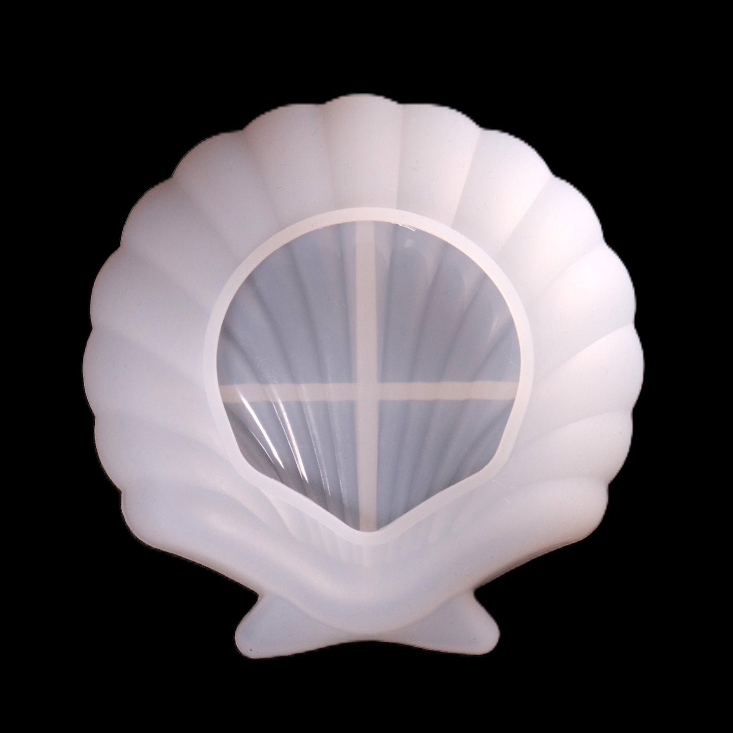 Silikonform Muschel Schale Gießform für Gießpulver ca. 10 x 10 cm