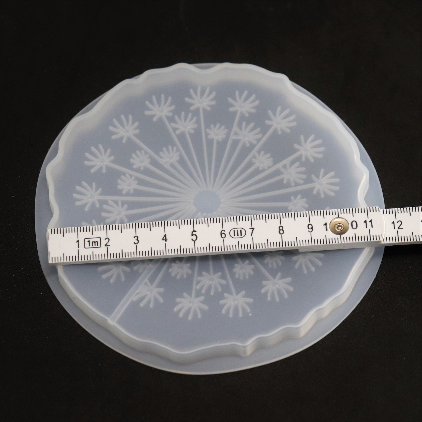 Pusteblume Untersetzer Silikonform für Feinbeton Gips Raysin