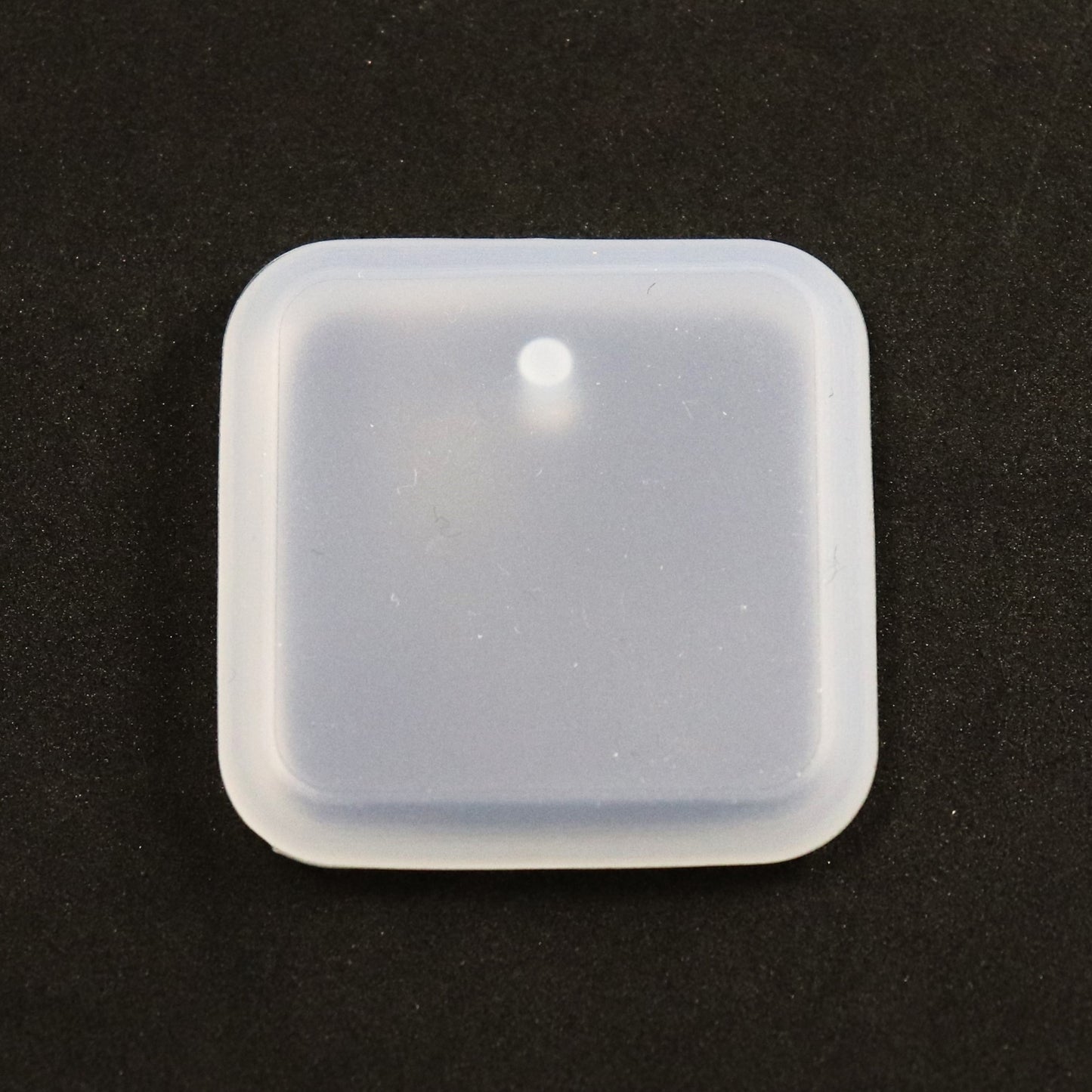 Viereckige Silikon Schmuck Anhänger abgerundete Gießform, Raysin, Epoxidharz ca. 3,5 cm