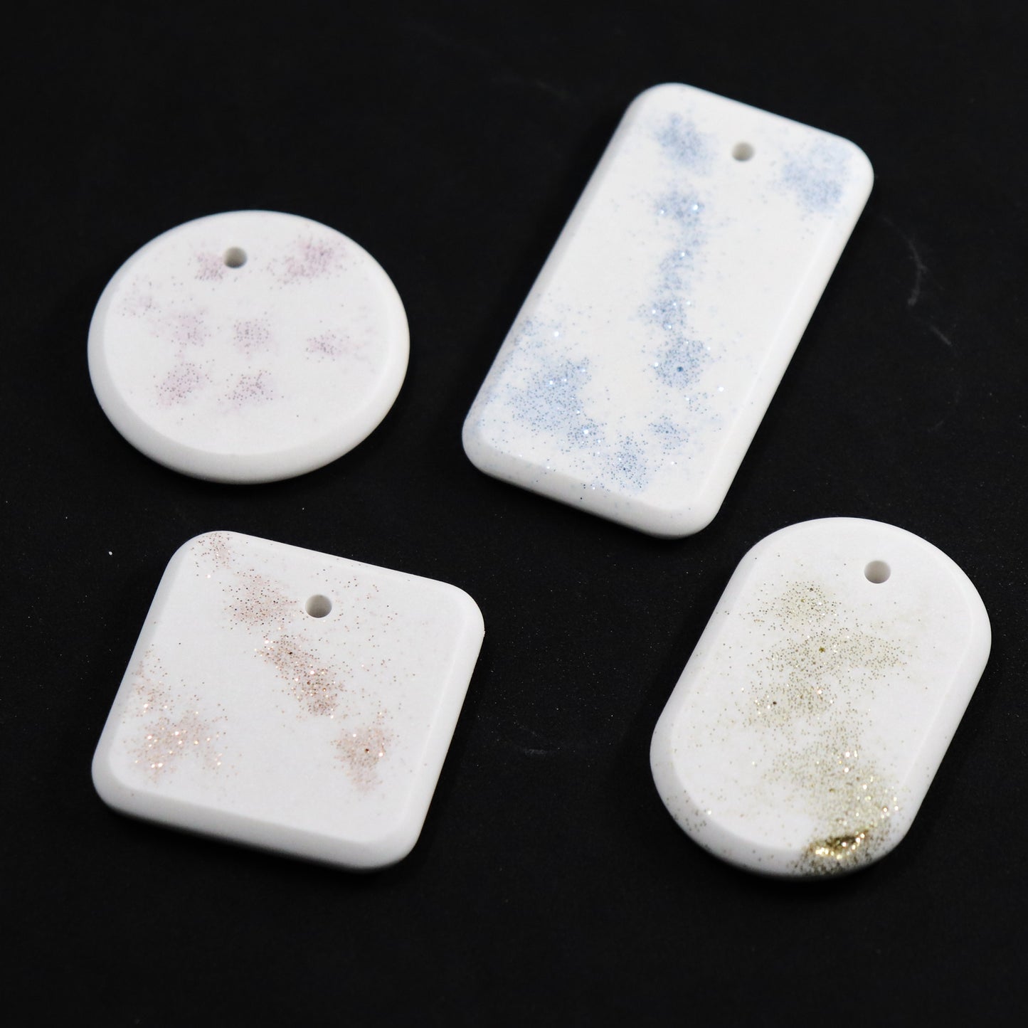 Ovale Silikon Schmuck Anhänger abgerundete Gießform, Raysin, Epoxidharz ca. 5 cm