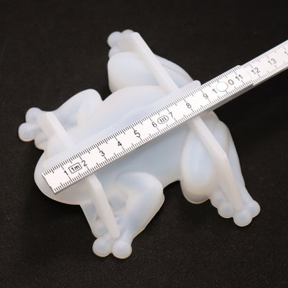 Silikonform 3D Frosch Gießform, Epoxidharz, Raysin ca. 10 cm