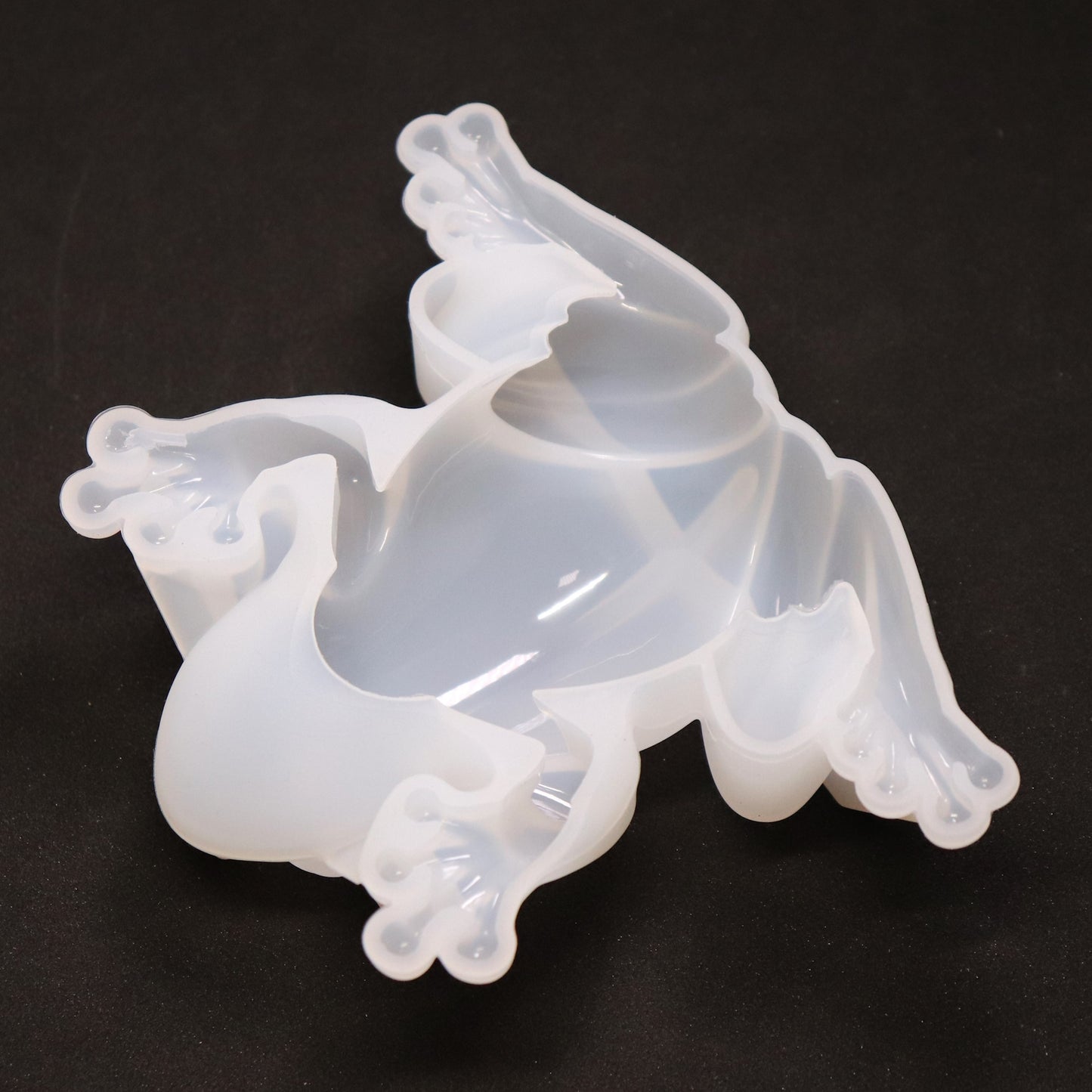 Silikonform 3D Frosch Gießform, Epoxidharz, Raysin ca. 10 cm