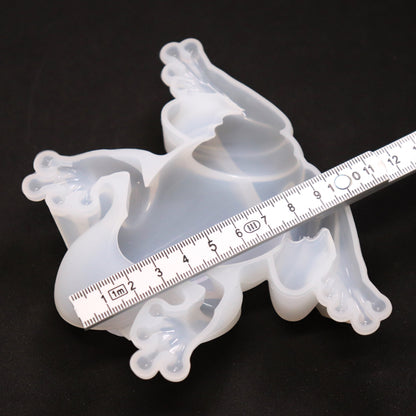Silikonform 3D Frosch Gießform, Epoxidharz, Raysin ca. 10 cm