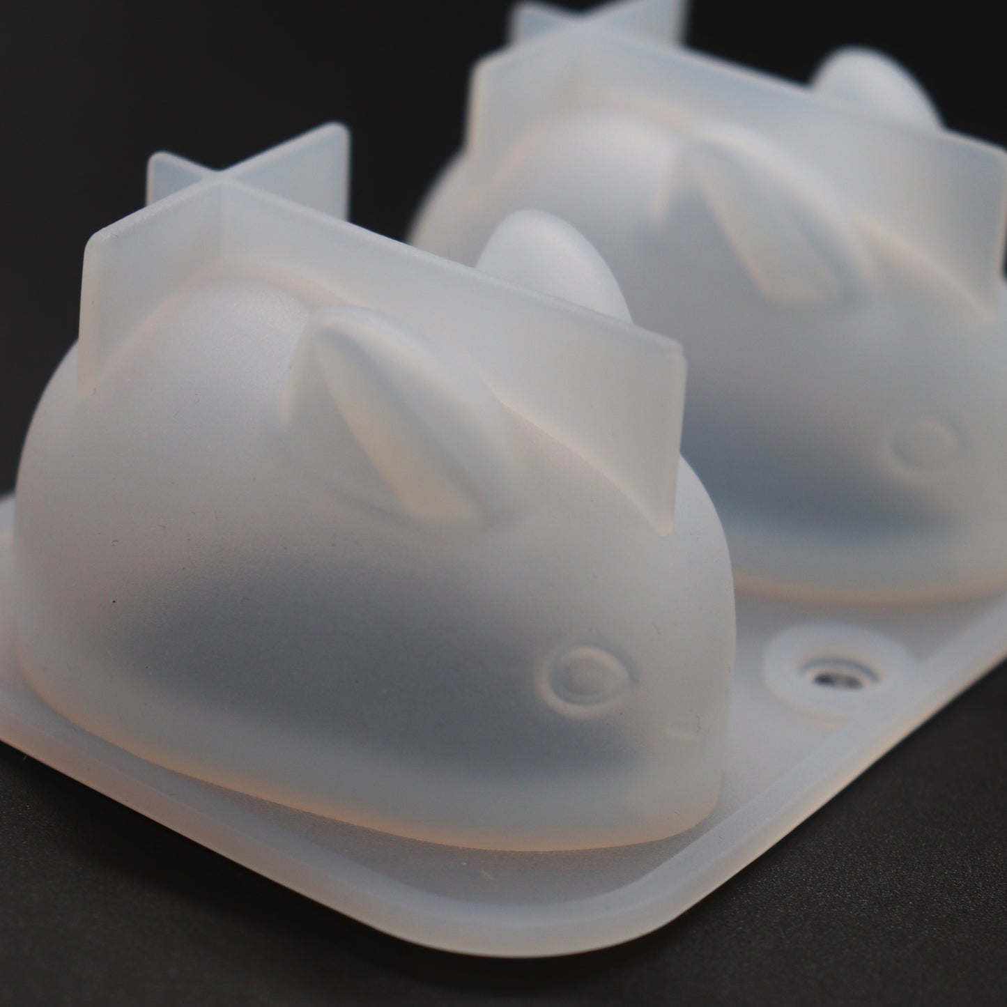 Silikonform 3D Hase Osterhase Gießform Ostern Kaninchen Deko 5 x 3,5 cm